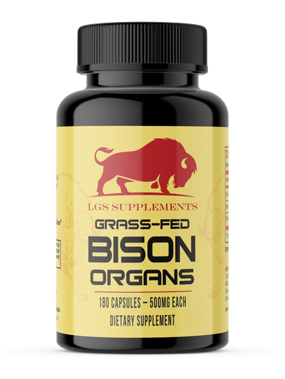 Grass Fed Bison Organs - 3000mg